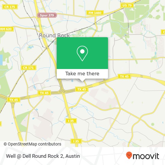Mapa de Well @ Dell Round Rock 2