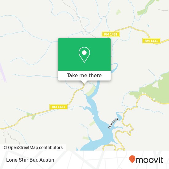 Mapa de Lone Star Bar