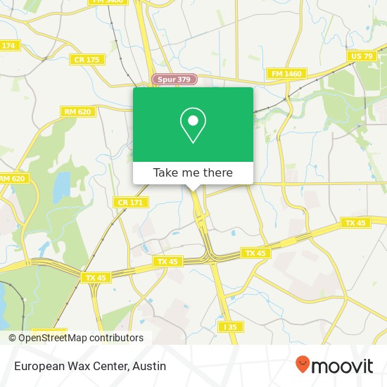 European Wax Center map