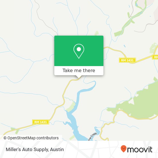 Miller's Auto Supply map