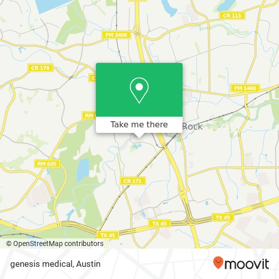 genesis medical map