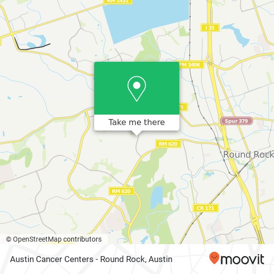 Austin Cancer Centers - Round Rock map