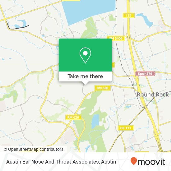 Mapa de Austin Ear Nose And Throat Associates