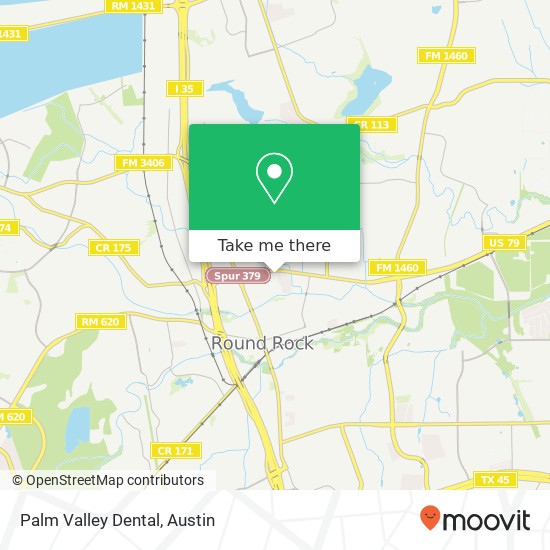 Mapa de Palm Valley Dental