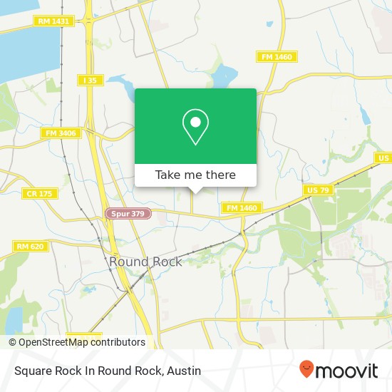 Mapa de Square Rock In Round Rock
