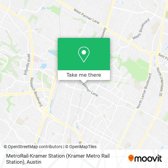 Mapa de MetroRail-Kramer Station (Kramer Metro Rail Station)