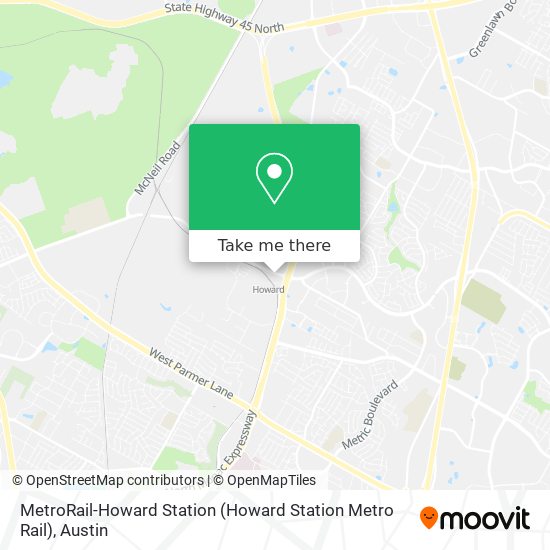 Mapa de MetroRail-Howard Station (Howard Station Metro Rail)