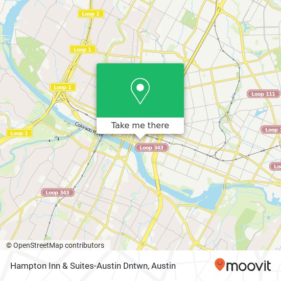 Hampton Inn & Suites-Austin Dntwn map