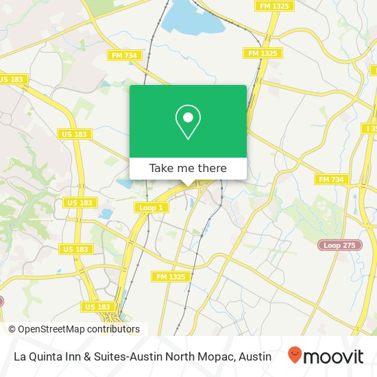 La Quinta Inn & Suites-Austin North Mopac map