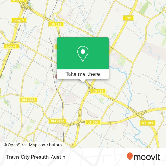 Mapa de Travis City Preauth