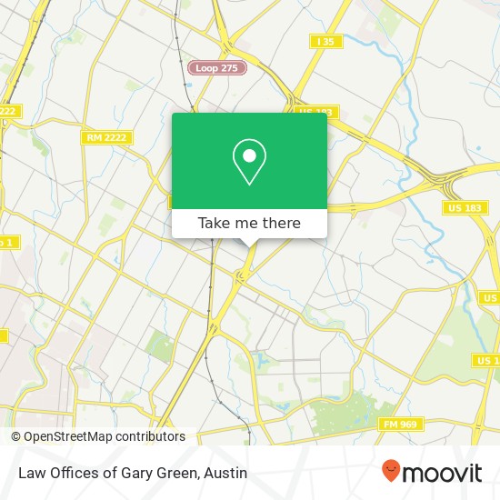 Mapa de Law Offices of Gary Green