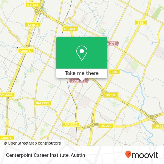 Mapa de Centerpoint Career Institute