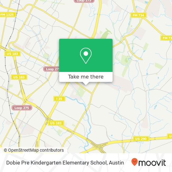 Dobie Pre Kindergarten Elementary School map