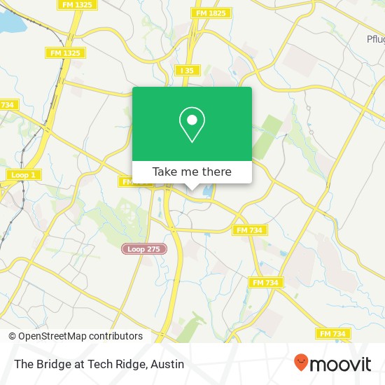 Mapa de The Bridge at Tech Ridge