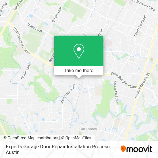Experts Garage Door Repair Installation Process map