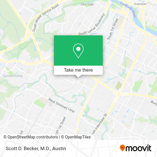 Scott D. Becker, M.D. map