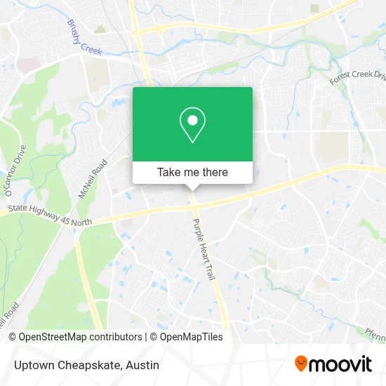 Uptown Cheapskate map