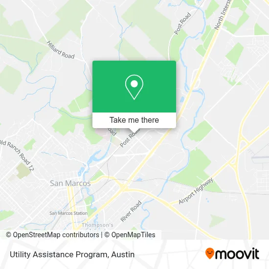 Utility Assistance Program map