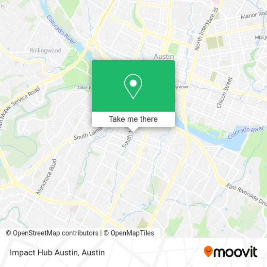 Impact Hub Austin map