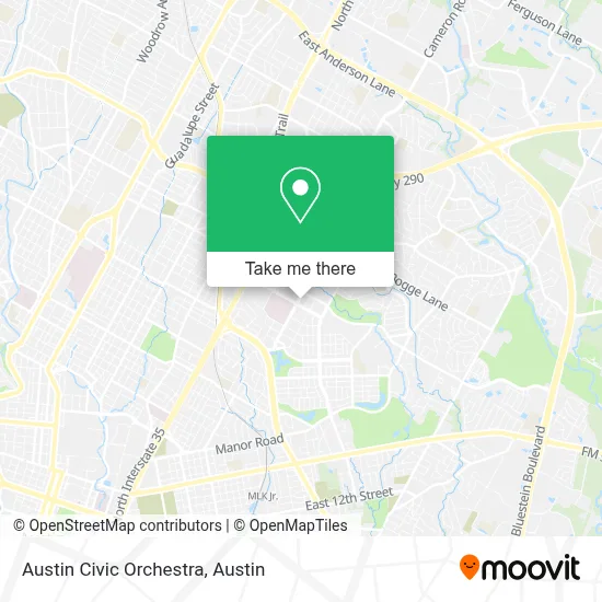 Austin Civic Orchestra map