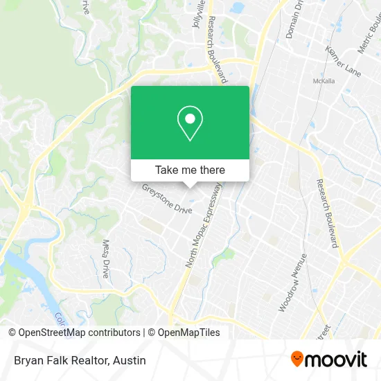 Bryan Falk Realtor map