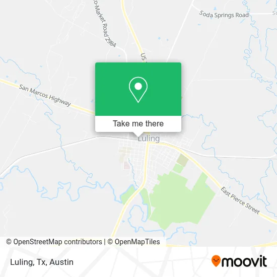 Luling, Tx map