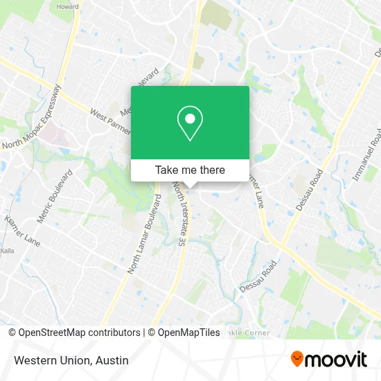 Western Union map