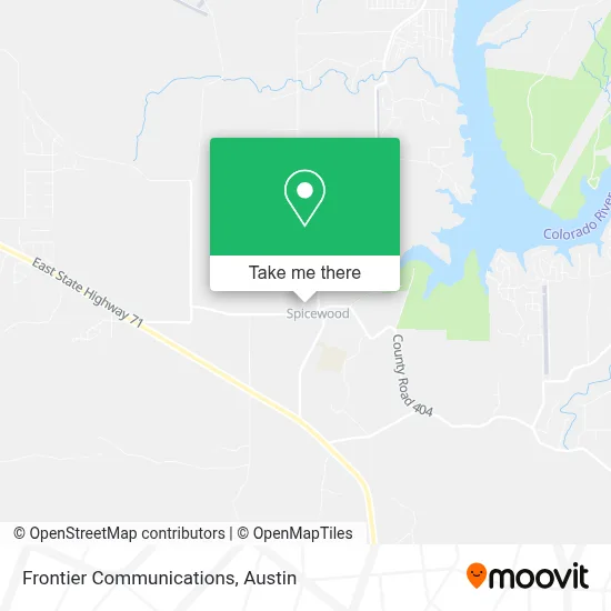Frontier Communications map