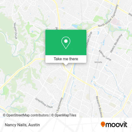 Nancy Nails map