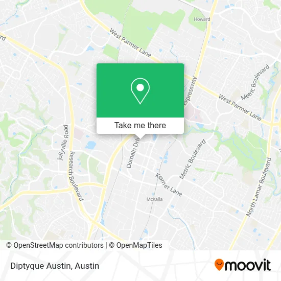Diptyque Austin map