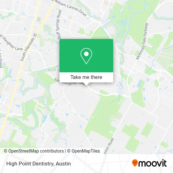 High Point Dentistry map