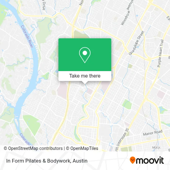 In Form Pilates & Bodywork map