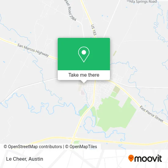 Le Cheer map