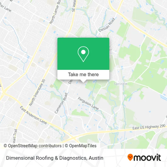 Dimensional Roofing & Diagnostics map