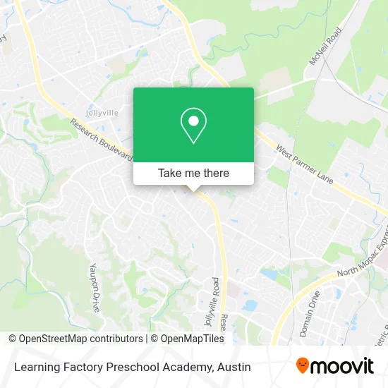 Learning Factory Preschool Academy map