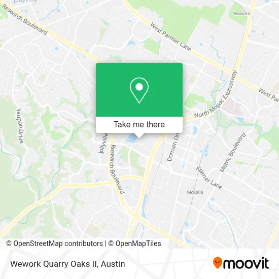 Wework Quarry Oaks II map