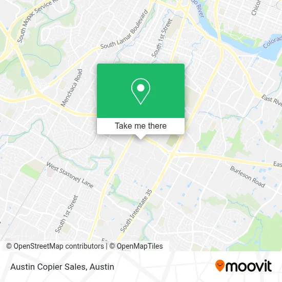 Austin Copier Sales map