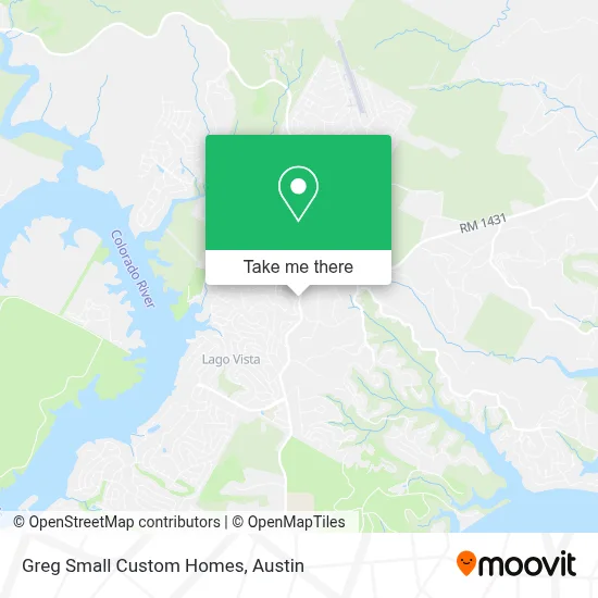 Greg Small Custom Homes map