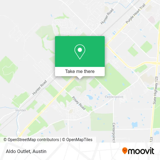 Aldo Outlet map