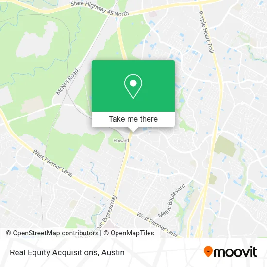 Real Equity Acquisitions map
