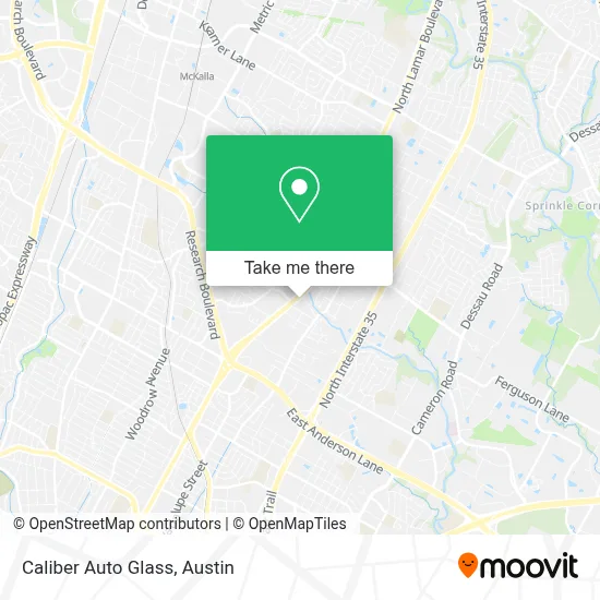 Caliber Auto Glass map