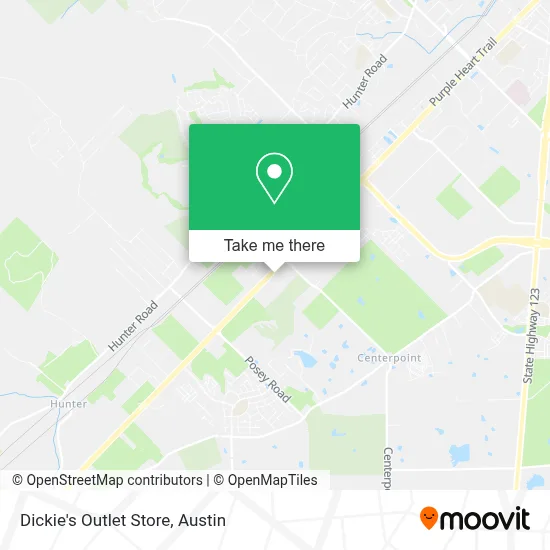 Dickie's Outlet Store map