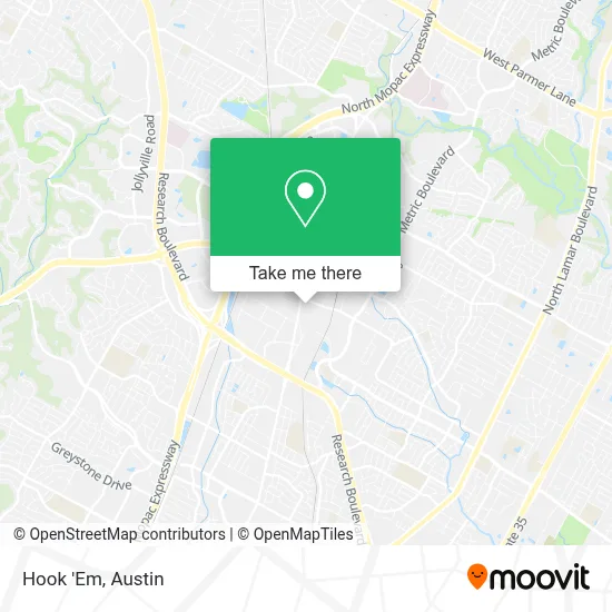 Hook 'Em map