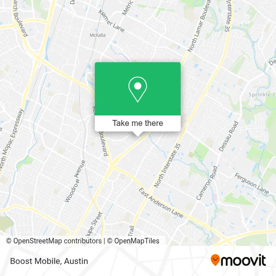 Boost Mobile map