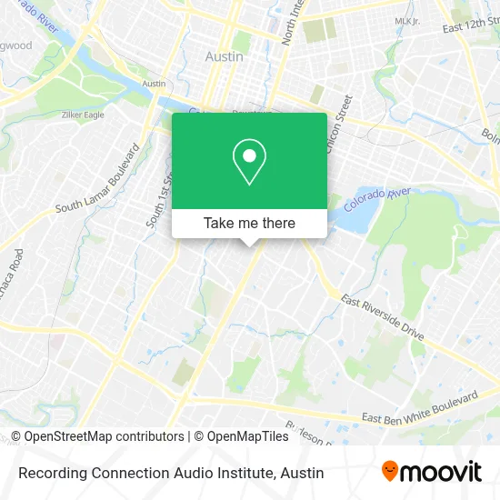 Recording Connection Audio Institute map