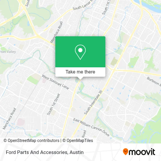 Ford Parts And Accessories map