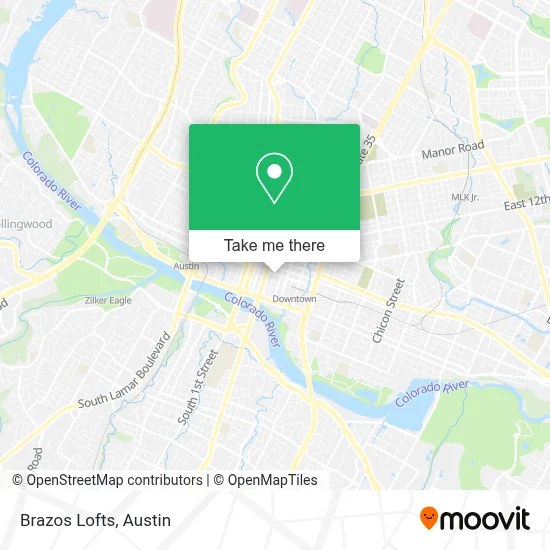 Brazos Lofts map