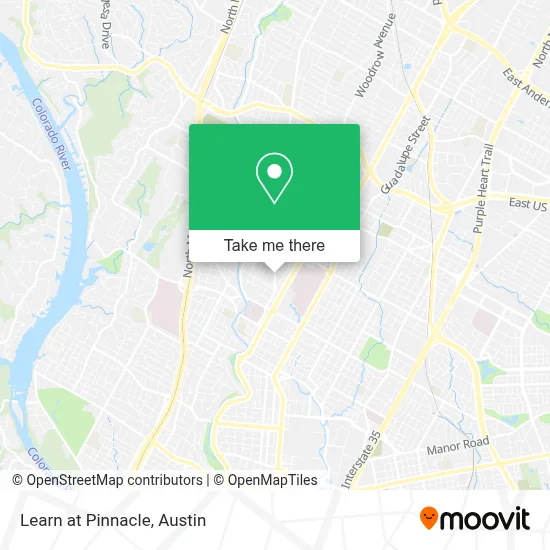 Learn at Pinnacle map