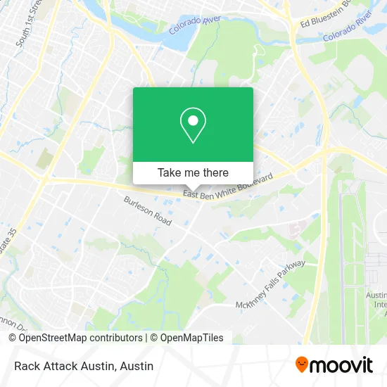 Rack Attack Austin map