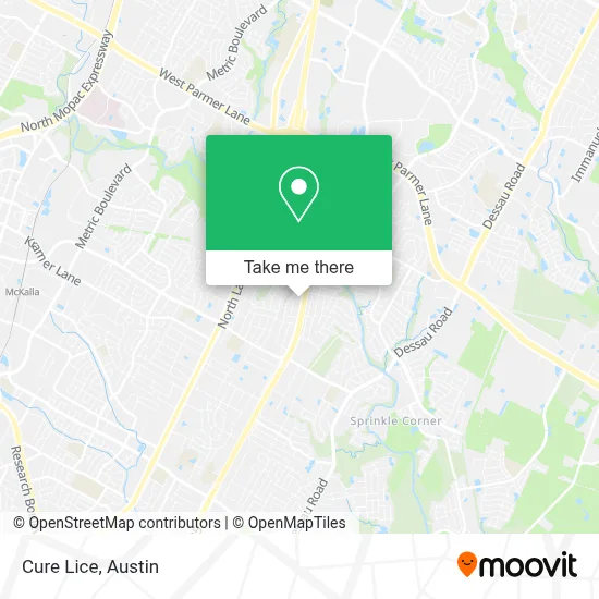 Cure Lice map